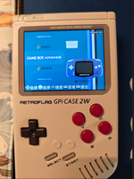Retrolag GPi durumda ahududu Pi için 2W oyun el sıfır W/2W ile 3 inç LCD ekran Retroflag Pi vaka