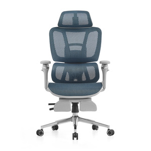 Ergonomic nhà hiện đại phòng khách Ghế văn phòng thoải mái vải bọt có thể điều chỉnh với thang máy thiết kế lưới phong cách - Product Image 6