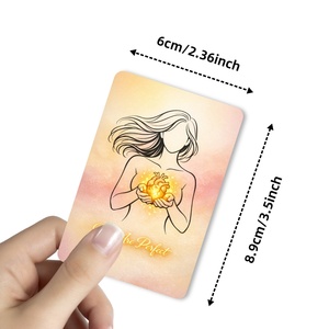 Cartes de motivation personnalisées pour femmes, dégradé rose-violet, 36 cartes en papier, pour couple, transfrontalières, pour <span class=keywords><strong>la</strong></span> guérison et l'affirmation de soi - Product Image 5