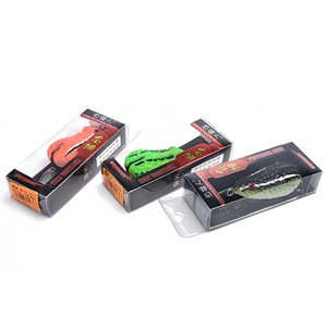 Señuelo de rana de pesca suave LUTAC, cebo artificial para Señuelos de Pesca, Spinners, Topwater, anzuelo único de acero fino de alto carbono, 60mm14g - Product Image 1