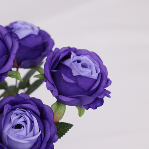 Ramo de Flores Artificiales de Rosa Perla de 7 Cabezas Pequeñas, Decoración Clásica para Mesa de Comedor, Decoración Clásica para Graduación - Product Image 3