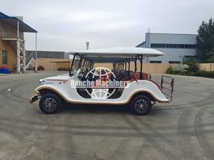 Véhicules à énergies nouvelles 8 places Voiturette de golf électrique vintage Bus touristique avec CE - Product Image 2
