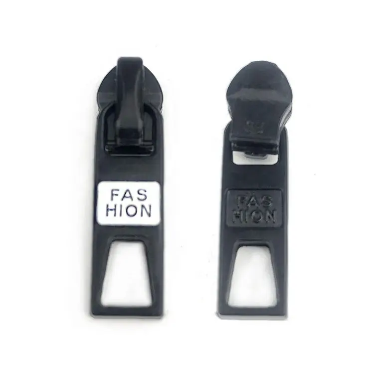 Fashionable Custom Metal Zipper Slider Auto Lock Logo Enameled Puller Head for Bag