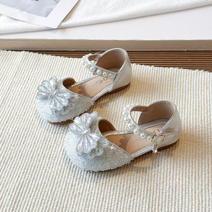 Nuove Scarpe da Ballo per Bambina Primavera/Estate 2026 con Suola Morbida, Fiocco e Diamanti Brillanti - Product Image 4