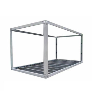 Marco de contenedor de acero galvanizado de 20 pies para habitación familiar modular Casa de <span class=keywords><strong>calle</strong></span> prefabricada para sala de estar - Product Image 1