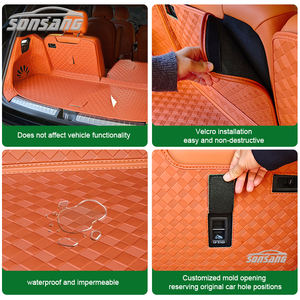 Tapis de coffre de voiture sur mesure SONSANG, couverture complète, pour plus de 4000 modèles de voitures, vente en gros mixte, doublure de coffre - Product Image 3