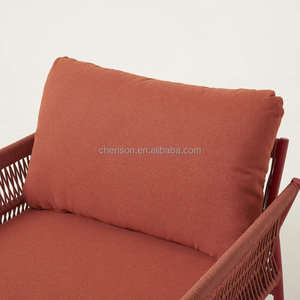 Conjunto de Sofás de Aluminio Moderno y Contemporáneo - Muebles de Exterior para Comedor y Patio, para Uso en Patios y Parques - Product Image 6