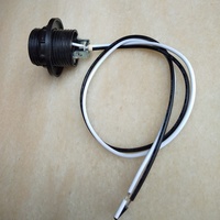 Douille de lampe à vis en bakélite AK-TECH E27 avec support M10 pour suspension, 250V, utilisation intérieure/extérieure, CE ROHS