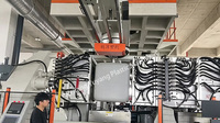 Máquina de soplado de extrusión de doble estación de doble capa para contenedores de HDPE IBC