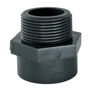 Оптовая продажа мужской адаптер ПВХ пластиковое соединение для воды резиновое соединение ПВХ мужской Резьбовой Адаптер фитинги - Product Image 2