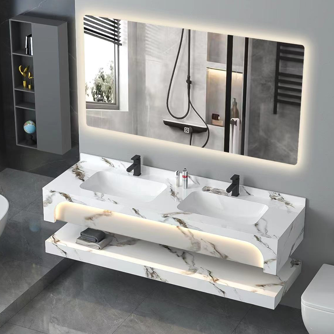 Double Basin White-140CM