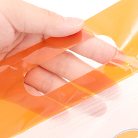 Pochette transparente en plastique YSH avec fermeture éclair, poignée et trous d'aération pour l'emballage de fruits, légumes et aliments pour bébés, personnalisable