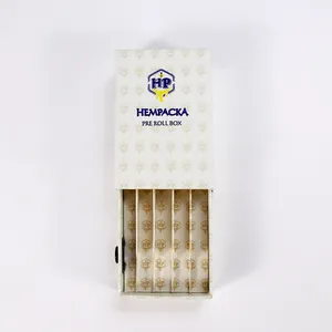 कस्टम लोगो खाली बाल प्रमाण बटन 5 पैक साइगर स्टोरेज पेपर कार्टन बॉक्स बाल प्रतिरोधी पैकेजिंग सिगरेट करोड़ बक्से