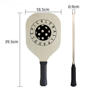 Raquette de pickleball en bois de peuplier du fabricant Raquette de pickleball imprimée de logo personnalisable - Product Image 2