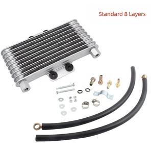 Factory Direct Motorcycle Oil Cooler Radiator Engine Modification Parts <b>Small</b> 6-Layer 8-Layer Dual-Side Large Kit - Product Image 2