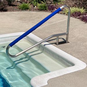 Bonnypool BN-Handrail, main courante de <span class=keywords><strong>piscine</strong></span> en acier inoxydable 304, montage facile, base argentée, antirouille, main courante pour piscines enterrées, humanisée - Product Image 1