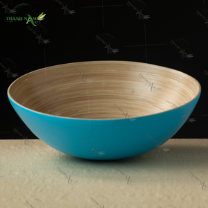 Cuenco de bambú de alta calidad, producto recién llegado, utensilios de cocina hechos a mano únicos de Vietnam - Product Image 5