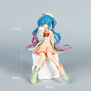 12CM Noddle Stopper Love Sailor Miku <span class=keywords><strong>Citrus</strong></span> Cream Ver. Figurine Manga Mignonne de Filles Debout, Statue PVC, Jouets Figurines Anime - Product Image 1