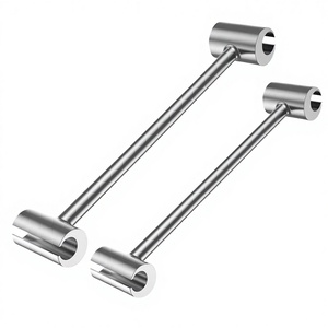 Alloy Steel Metric Double Open End Seam Adjustment Tool Solid Hinge Wrench Fireproof Anti-Theft Door Auxiliary Installation <b>Gap</b> - Product Image 2
