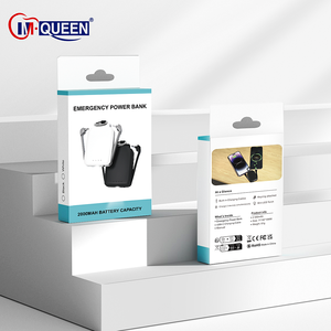 Özelleştirilmiş promosyon Mini taşınabilir şarj cihazı dahili kablo telefon için 4000mah 2000mah taşınabilir pil şarjı kapsül Powerbank - Product Image 4