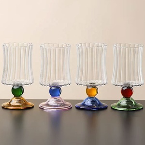 <span class=keywords><strong>Verres</strong></span> <span class=keywords><strong>à</strong></span> <span class=keywords><strong>vin</strong></span> élégants au design rétro, en verre borosilicate haute résistance, pour café et <span class=keywords><strong>vin</strong></span>, jolies tasses <span class=keywords><strong>à</strong></span> <span class=keywords><strong>vin</strong></span>, en promotion - Product Image 1