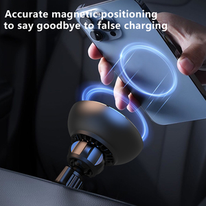 Mới Sản Phẩm Tiên Tiến Làm Mát Màn Hình Quạt Hiển Thị Từ 15W Nhanh Chóng Sạc Xe Hơi Không Dây Sạc Từ Tính Cho Điện Thoại Di Động Cooler - Product Image 5