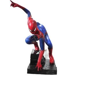 تمثال الرجل الحديدي, ديكور في الهواء الطلق حجم الحياة الراتنج أعجوبة بطل النحت الألياف الزجاجية الرجل الحديدي البطل الخارق تمثال - Product Image 3