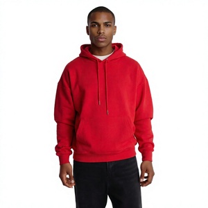 Sweat à capuche oversize à épaules tombantes pour jeunes et adolescents, coupe ample pour hommes, pull vierge personnalisable, écologique et respirant - Product Image 4