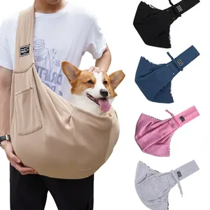 Sac de transport confortable en polyester pour chien et chat - Sac bandoulière pour les voyages en plein air et le transport portable des animaux de compagnie - Product Image 1