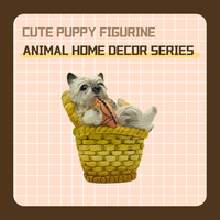 Ornements de décoration de jardin en résine pour chien réaliste, personnalisation en 3D