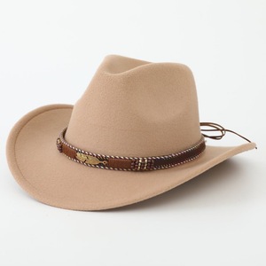 Chapeau de cowboy Fedora en feutre souple à bord roulé, personnalisé avec logo, unisexe, pour activités décontractées en extérieur – Vente en gros - Product Image 1