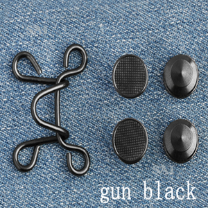Botones vaqueros ajustables de cobre 27/32, hebilla de gancho para <span class=keywords><strong>collar</strong></span> sin clavos con remache y accesorios de sujeción de ojo, venta al por mayor - Product Image 3