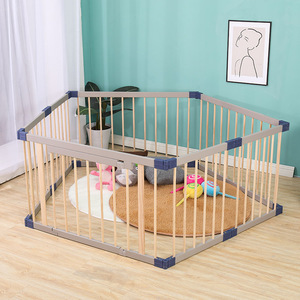 Clôtures de jouets de sécurité pour enfants à la maison clôtures d'intérieur pliantes en bois <span class=keywords><strong>parc</strong></span> de jeu pour bébés et tout-petits - Product Image 4