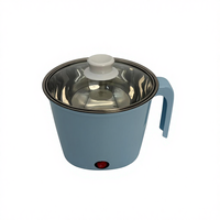 Casserole électrique multifonctionnelle à double couche de haute qualité, antiadhésive, petite, pour la cuisine et la maison