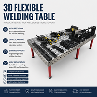 Plateforme de soudage flexible 3D D28 2400*1200mm, table de soudage à haute capacité de charge pour structure en acier