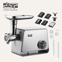 Penggiling Daging Listrik DSP 700W dengan Daya Terkunci 2000W, 4 Kecepatan, Kontrol Sentuh LCD, Pemotong Sayuran, Pembuat Sosis untuk Rumah
