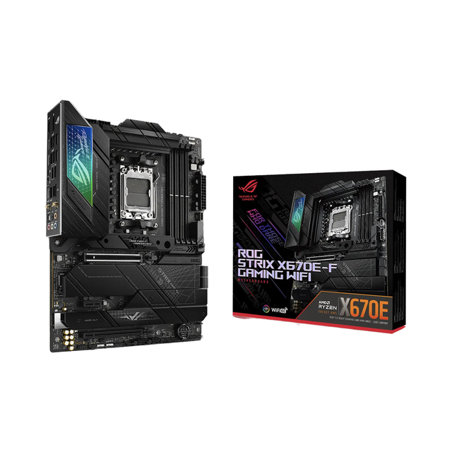 ROG-STRIX-X670E-F GAMING WIFI DDR5 Desktop ATX Motherboard Brand New Double Memory Channel Supports 128 GB RAM M.2 Interface