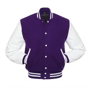 แจ็กเก็ตเลตเตอร์แมนคุณภาพสูงของผู้ชายเสื้อแจ็คเก็ตผ้าขนแกะแฟชั่นสไตล์นักศึกษาสำหรับฤดูหนาวสินค้าใหม่ - Product Image 3