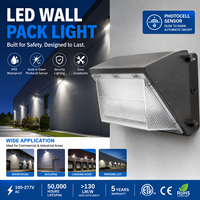 Projecteur mural LED extérieur 40W-120W, étanche IP65, éclairage de sécurité commercial, luminaire mural pour entrepôt