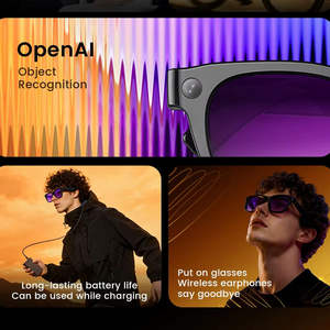 E06 Smart <b>Glasses</b> 8MP <b>Camera</b> Video Recording Simultaneous Interpretation AI Translation Object Recognition for - Product Image 3