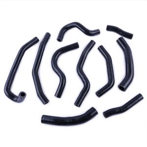 Durite de refroidissement de radiateur en silicone pour Honda <span class=keywords><strong>Transalp</strong></span> <span class=keywords><strong>600</strong></span> XL600V 1987-1993 Kit de durite en silicone - Product Image 2