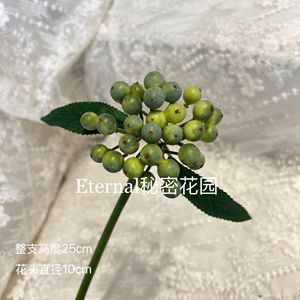Baies artificielles de myrtille Secret Garden en PVC/PU, accessoires de décoration pour mariage et maison, tige de 12 cm - Product Image 4