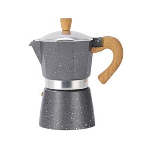 Cafetera Espresso de Diseño Italiano con Logotipo Personalizado, Juego de Cafetera Moka Clásica Portátil de Acero Inoxidable, Cafetera Italiana para Estufa de 3/6/9 Tazas - Product Image 3
