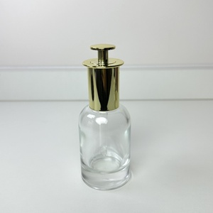 50ml Vòng vai dày đáy chai thủy tinh. Mỹ phẩm Dispenser chai. Chai nhỏ giọt tinh chất. - Product Image 4