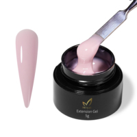 Gel de construction professionnel non toxique, végétalien, écologique, sans HEMA, longue tenue, durcissement LED/UV, qualité salon