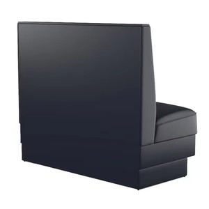 Sillas de Cuero Personalizadas para Restaurantes, Puestos de Comida Rápida, Cafeterías, Sofás Modernos Negros para Clubes Nocturnos, Muebles Comerciales - Product Image 5