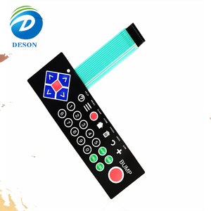 Deson Nhà Máy Màn Hình In Ấn Màng Bàn Phím Lớp Phủ Cong Bàn Phím Chuyển Đổi Điện Bảng Đồ Họa Lớp Phủ Polycarbonate Nhãn - Product Image 3