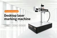 Machines de marquage laser portables de bureau et portatifs à fibre optique 20W, 30W, 50W, 60W, 80W, 100W pour métal et acier inoxydable