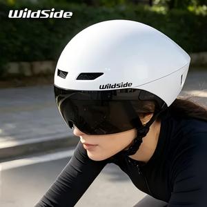 Nuevo diseño de <span class=keywords><strong>casco</strong></span> de <span class=keywords><strong>ciclismo</strong></span> aerodinámico Droplet para <span class=keywords><strong>contrarreloj</strong></span>, carreras en carretera, transpirable, para triatlón, con visera magnética. - Product Image 1