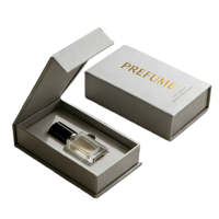 Cajas Rígidas de Papel Ecológico con Cierre Magnético, Impresión Offset, Acabado Brillante, Logotipo y Forma Personalizados para Perfumes de Lujo